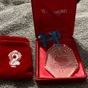 1990 waterford crystal ornament